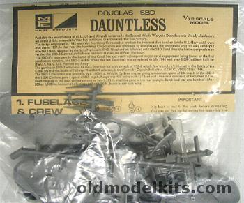 MPC 1/72 Douglas SBD Dauntless Bagged plastic model kit